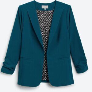 Skies Are Blue Raja Collarless Blazer